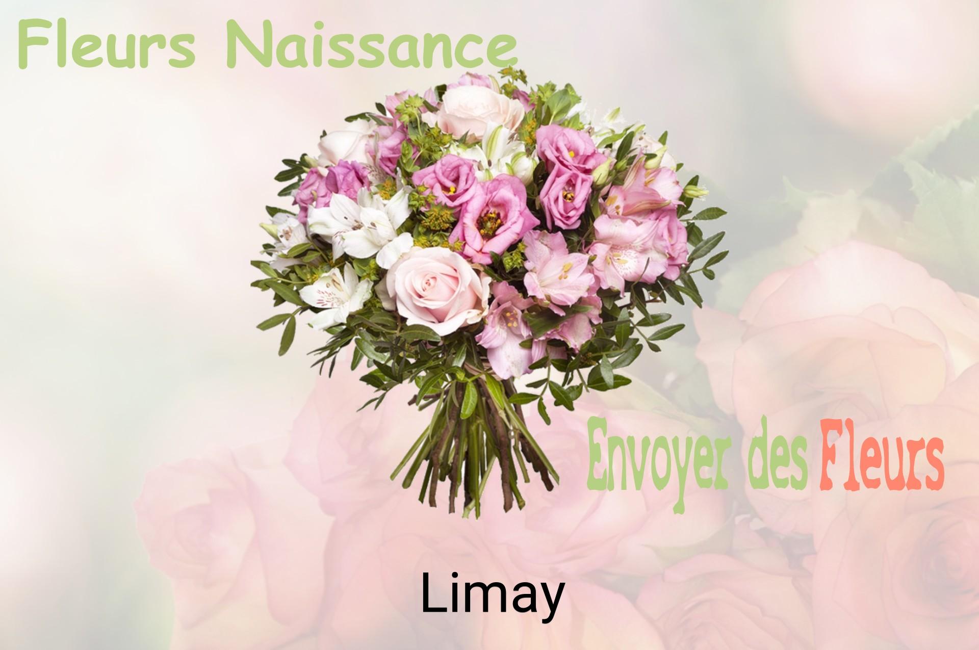 Bouquet de fleurs de naissance livré à Limay